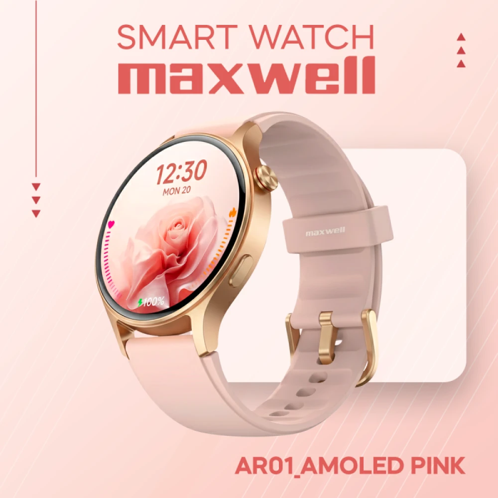 Montre connectée Maxwell MAX-IDW28-PINK