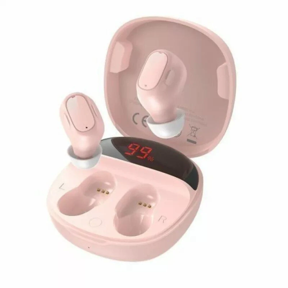 Ecouteur sans fil Baseus WM01 Plus - Connectivité Bluetooth Avancé - Rose